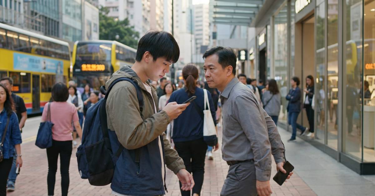 香港街頭現新型碰瓷黨｜專揀低頭族扮跌爛手機博同情！專家教1招自保免破財！