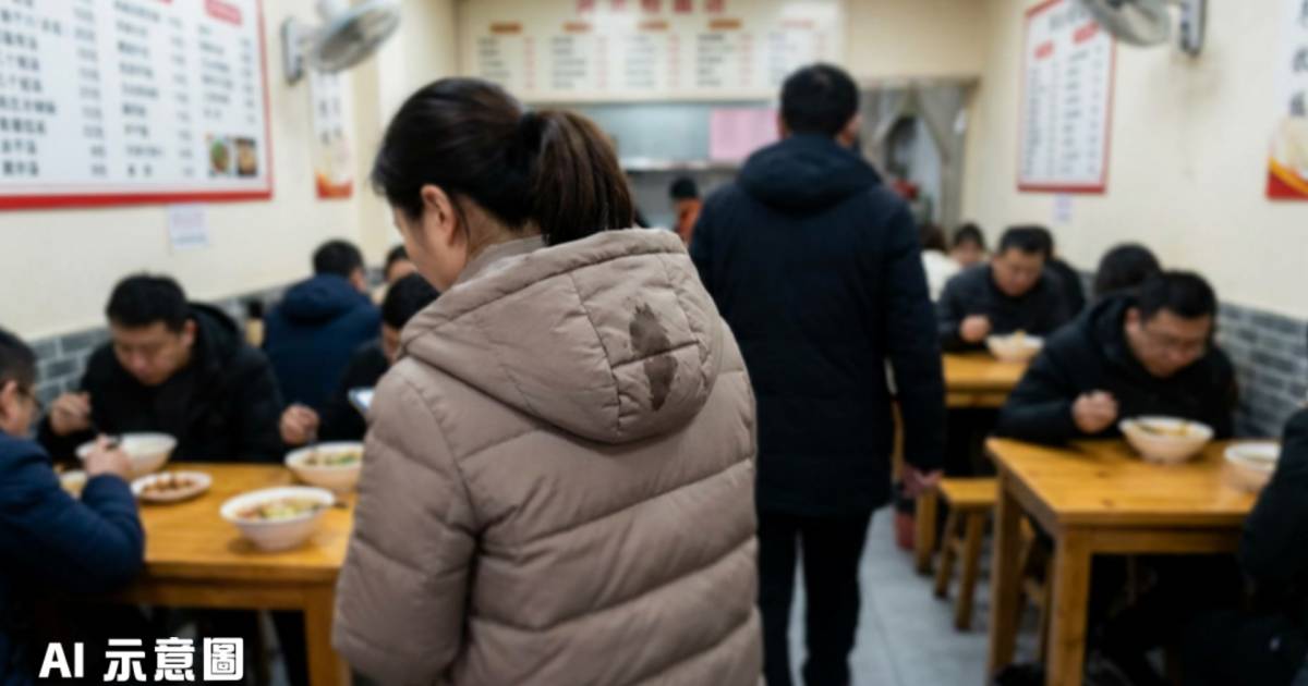 女子誤拿椅子遭報復｜黑衣女多次倒紅油入帽 真相曝光網民震驚