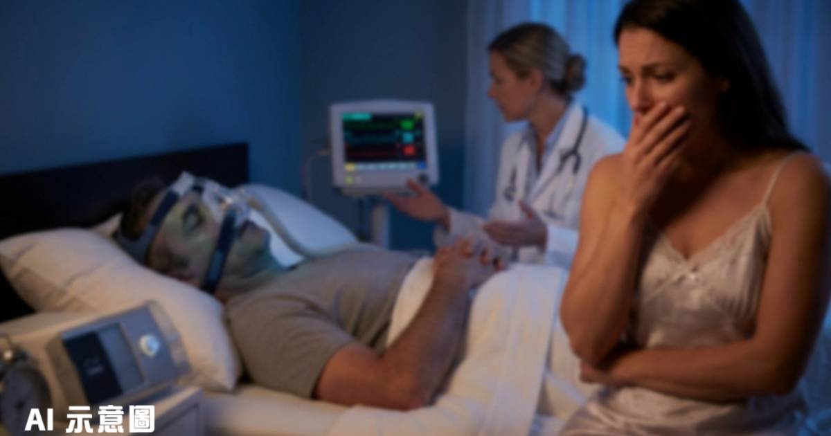 丈夫半夜臉發黑如茄子 妻子嚇怕｜血氧剩55% 醫生揭恐怖真相