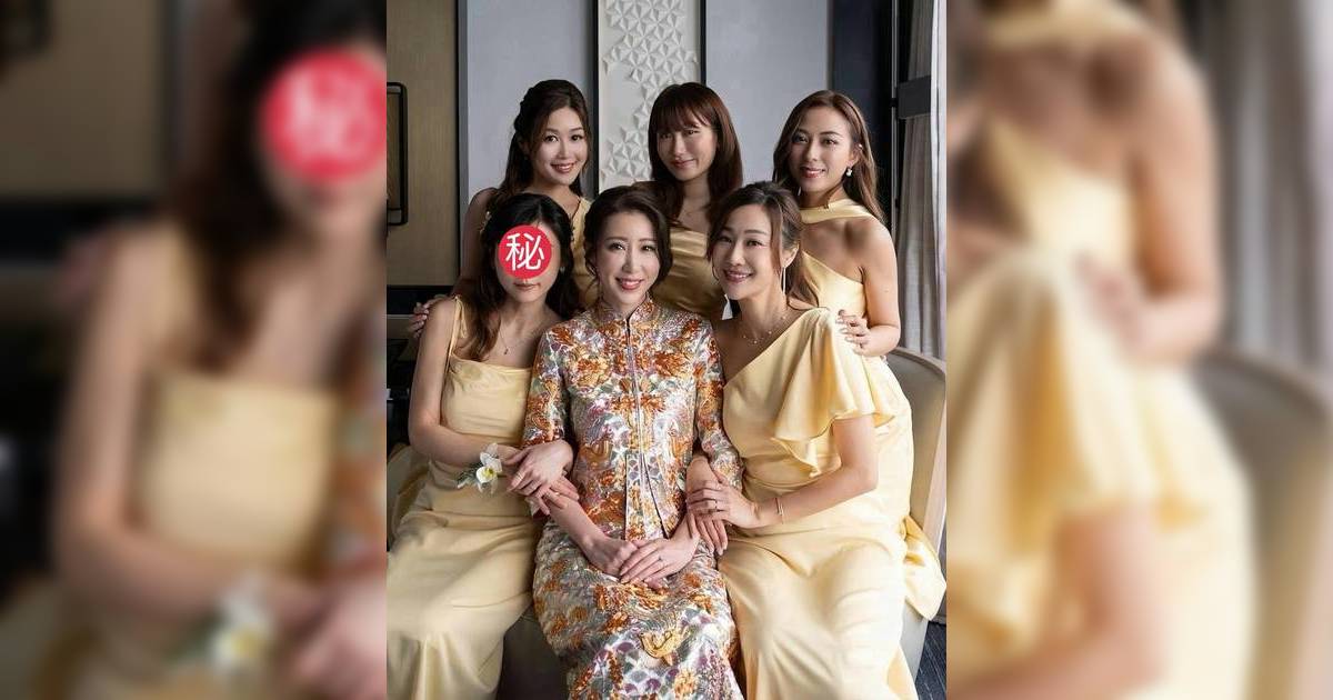 陳婉衡與富貴男友拉埋天窗 婚禮現場星光熠熠 簡淑兒朱智賢星級姊妹團超搶fo