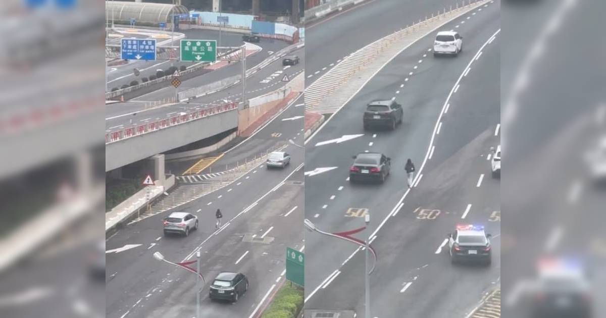 香港女遊客桃園機場蕩失路 竟闖進高速公路狂奔 結局曝光附完整事發經過