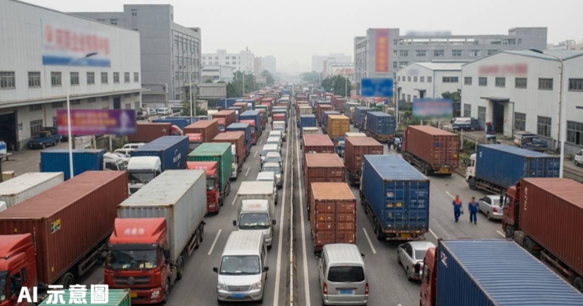 東莞樟木頭鎮史無前例大塞車｜中東戰火引爆搶購潮 塑膠原料價格每小時狂變