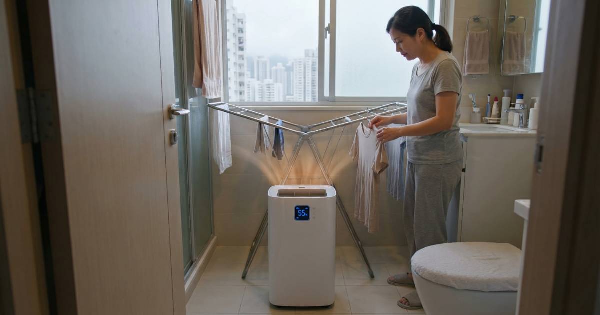 濕冷天氣突襲｜全港衣服曬唔乾有霉味？專家揭2大秘技極速乾衣！