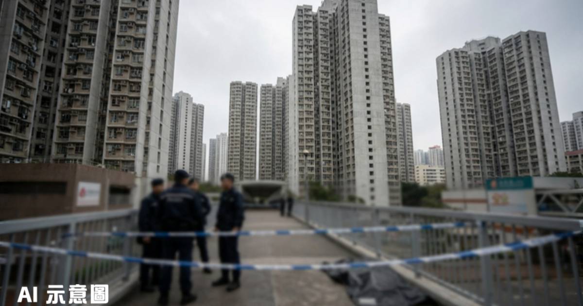 天水圍男子墮樓亡｜保安員發現倒臥行人路 身份原因待查