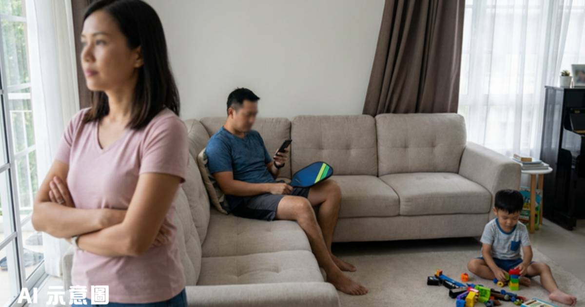 人妻懷疑丈夫出軌｜常轉場打波拒愛愛 嫌棄6歲兒子令網民激憤