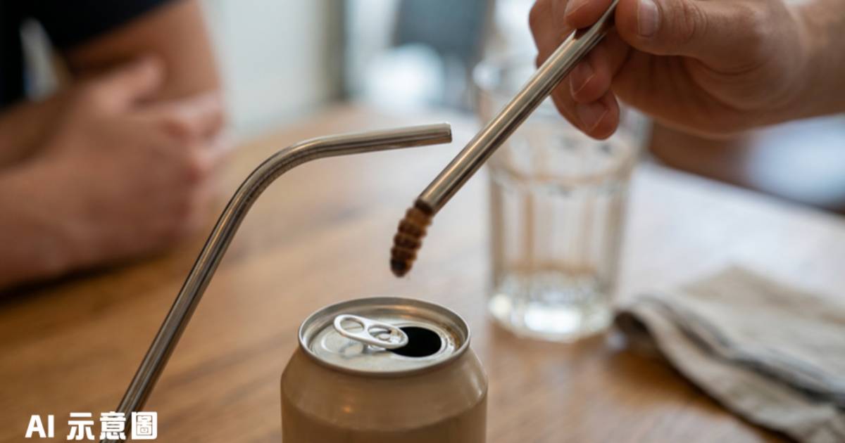 女網民鋼飲管驚見啡色軟蟲蠕動｜網民揭真相：身上有大量寄生蟲