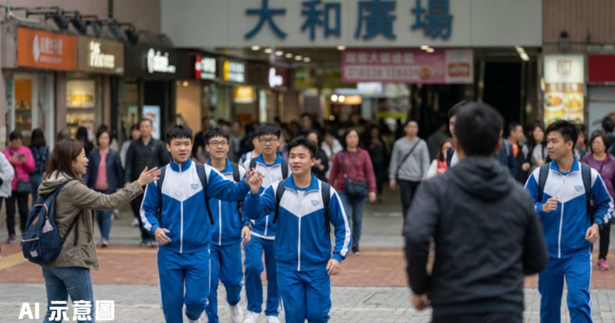 羅定邦中學學生太和廣場追扒手｜街坊感激發文讚臨危不亂