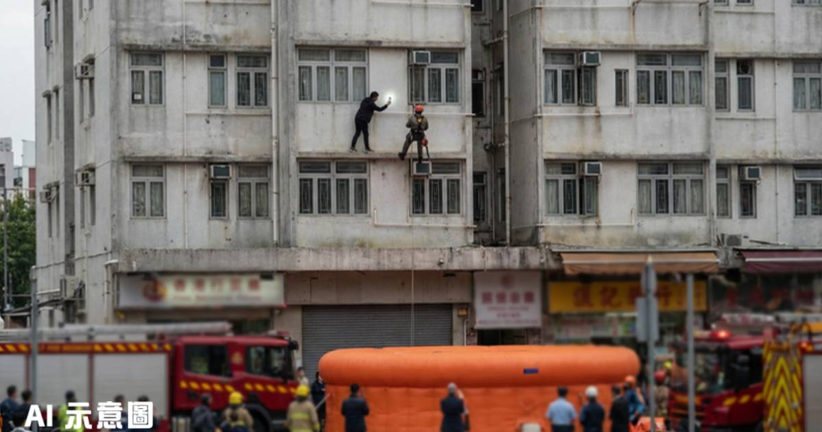 19歲仔企跳拍攝「飛將軍」｜母親報警求助 救援畫面詭異