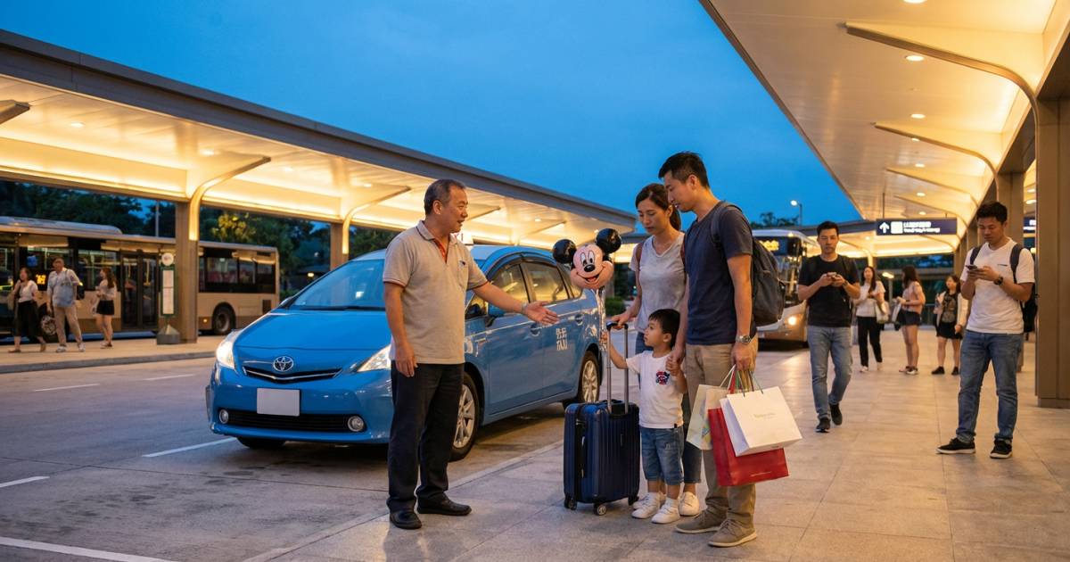 的士車隊司機迪士尼「釣泥鯭」｜專呃內地客濫收人民幣！記者直擊秒速雞咁腳走？