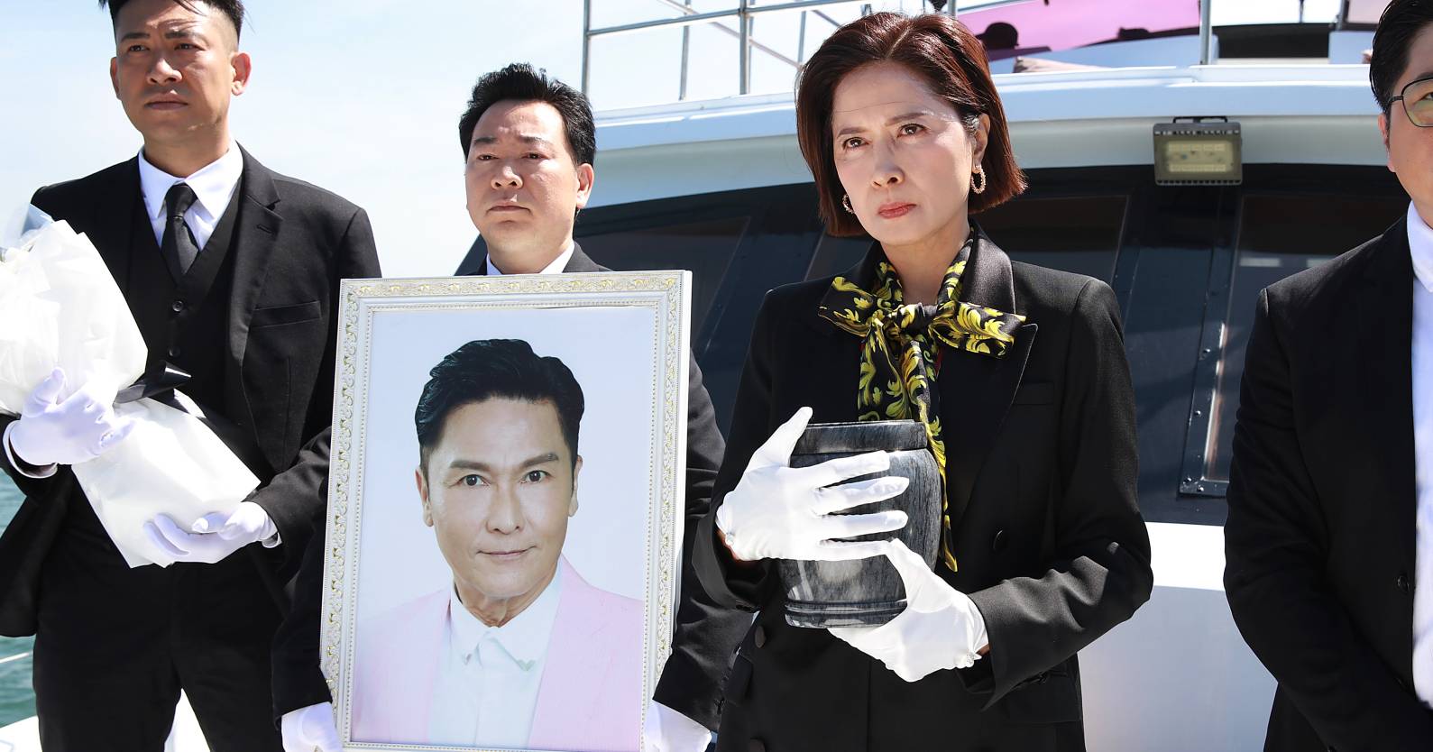 臥底嬌娃 大結局 關禮傑飾演的劉彪。死前留下神秘信件給愛女。(圖片來源:TVB)