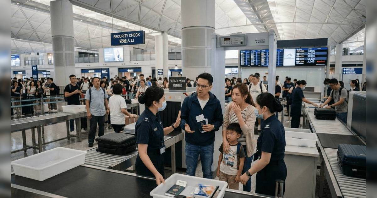 7歲男童帶「一物」過機場安檢｜累全家錯過航班 損失$18,000！