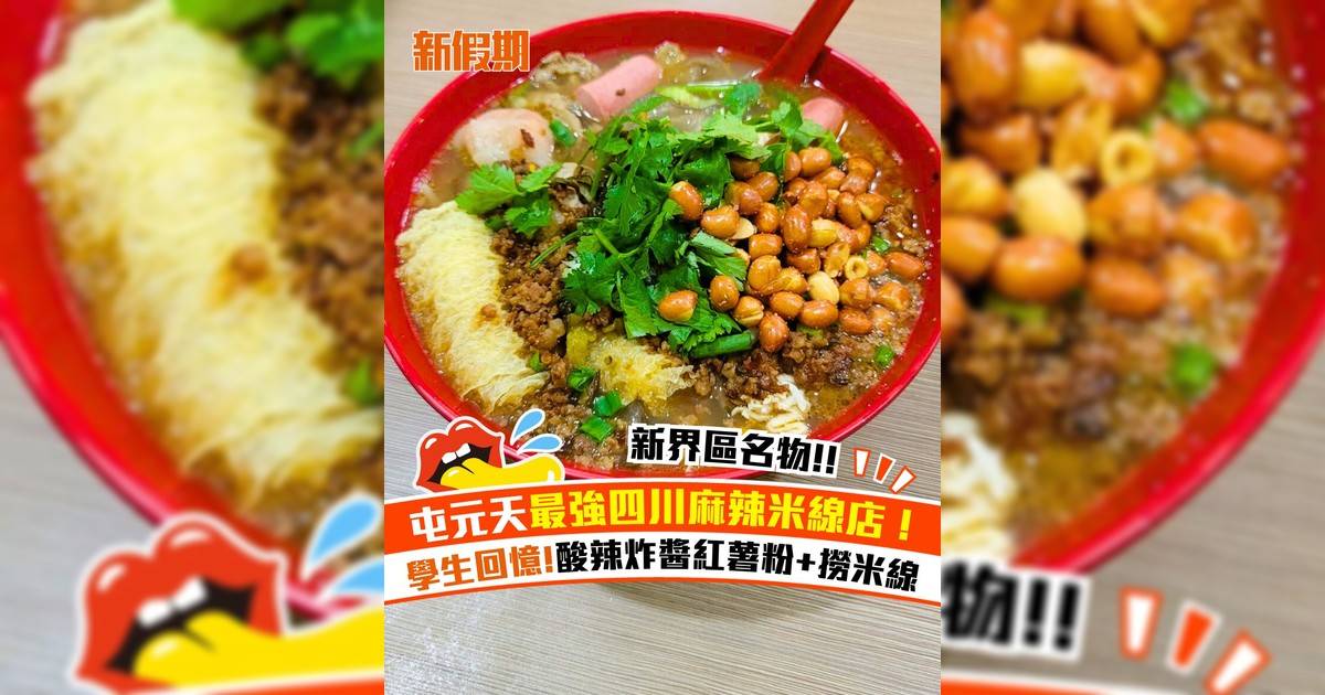 屯元天人氣麻辣米線「川味閣」！酸辣炸醬紅薯粉+熱撈米線
