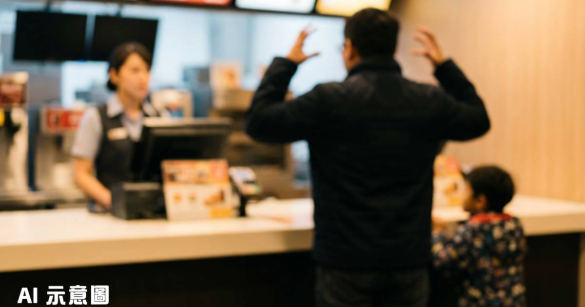 阿叔麥當勞狂罵女員工逼道歉｜當女兒面發爛渣：妳是服務業！結局震撼