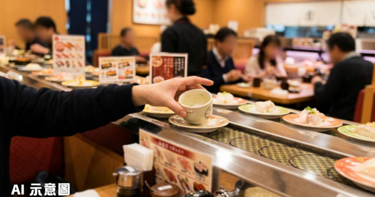 壽司郎食客吃完空碟放回迴轉帶｜女網民拍片怒公審　網民斥「想走數」