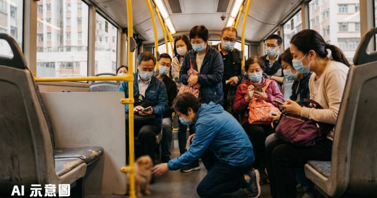 九巴車廢驚現倉鼠瑟縮一角｜乘客跪地救援 結局溫馨