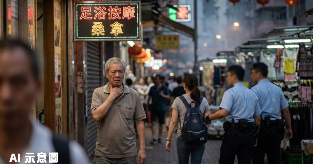 62歲男子廟街按摩遇竊｜價值5.8萬金鏈不翼而飛 女子天台被捕