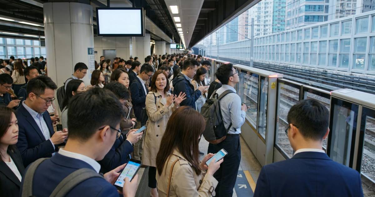 東鐵綫放工大混亂！疑有人闖入路軌範圍 旺角東至大圍服務急煞停