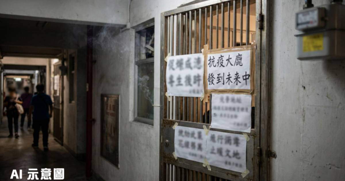 富蝶邨住戶屋內食煙｜鄰居貼大字報公審斥煙味飄出屋 網民震驚