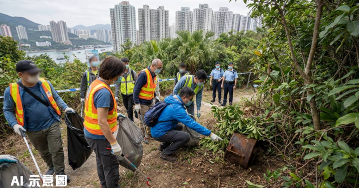 義工香港仔執垃圾撿獲神秘槍械｜警方調查後透露驚人真相