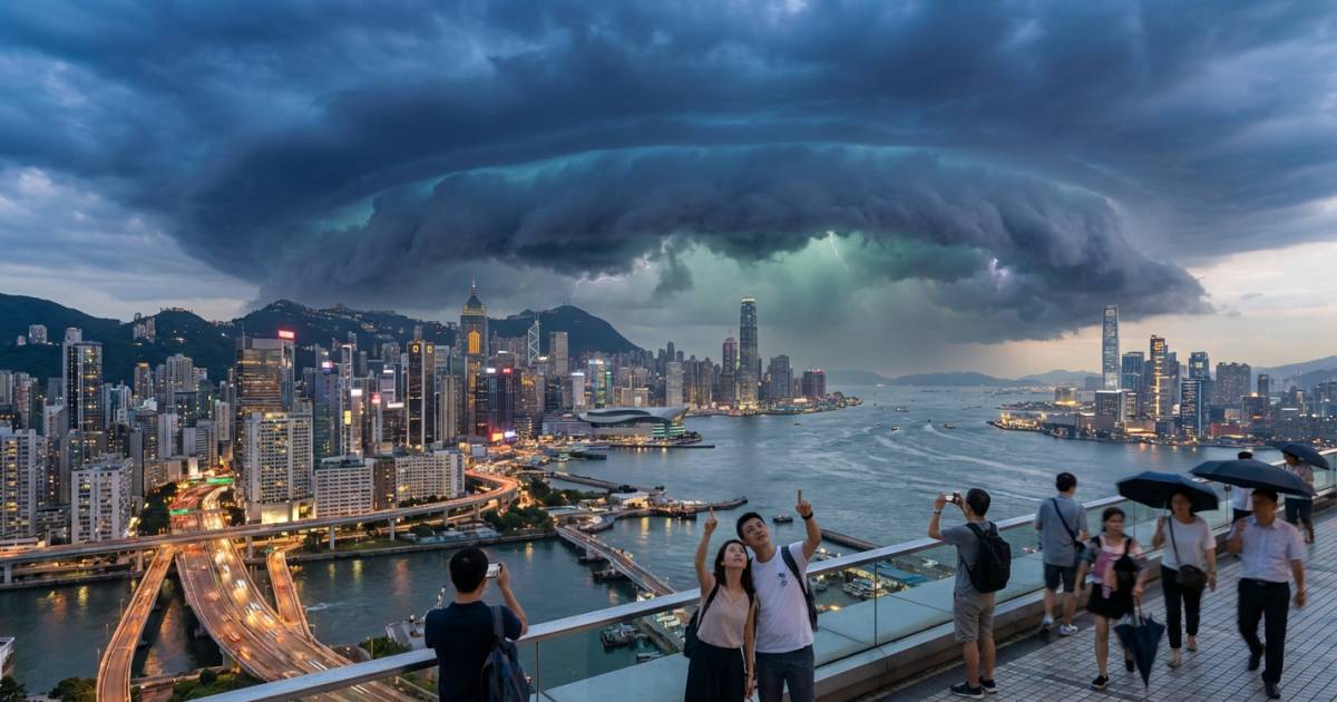 超強雷雨帶殺到｜廣東驚現冰雹龍捲風！天文台警告：今晚有雷暴？