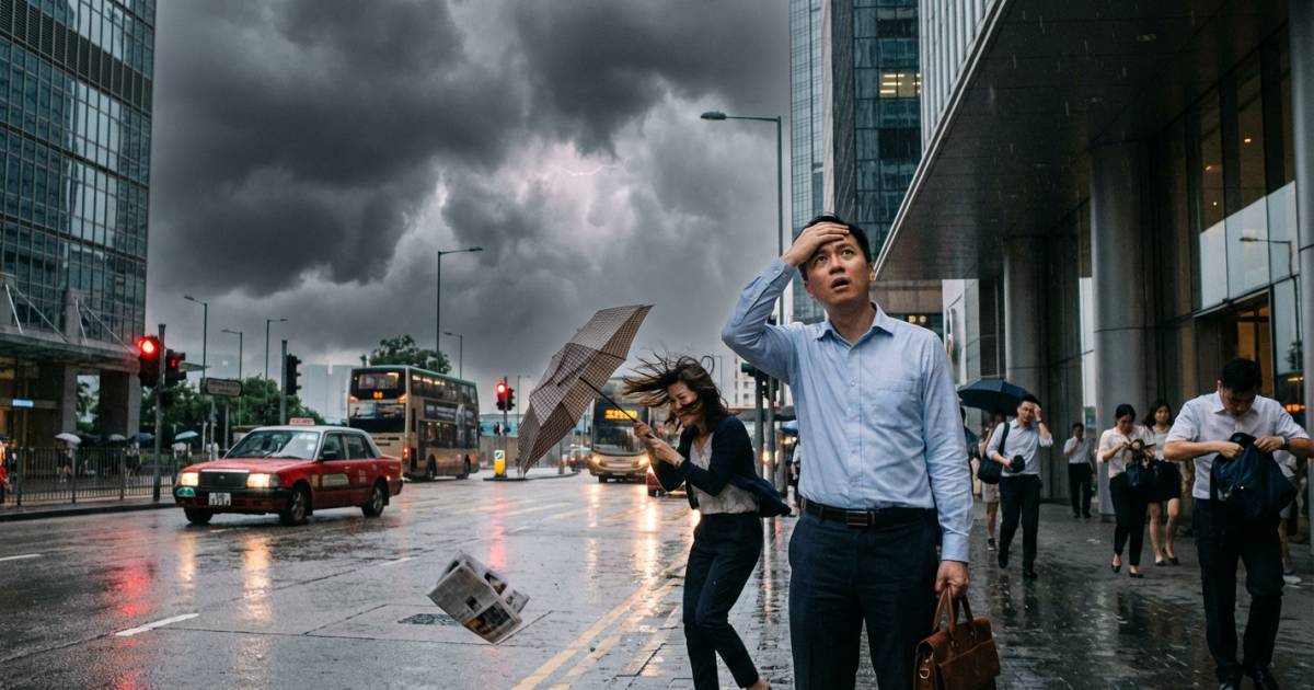 天文台早上突發提示｜廣東雷雨區正移近！預告中午前後天氣大變殺到香港？