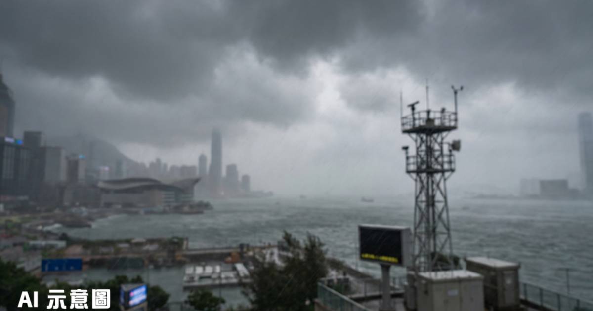 天文台今日第3次發黃雨警告｜流浮山錄驚人風速 網民震驚