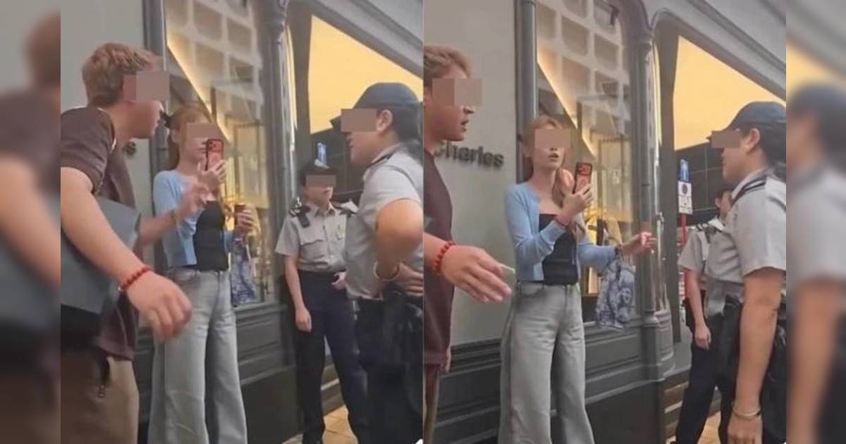 尖沙咀內地客亂拋煙頭被罰｜怒吼「犯哪條法」拒配合 食環阿姐金句神反擊！