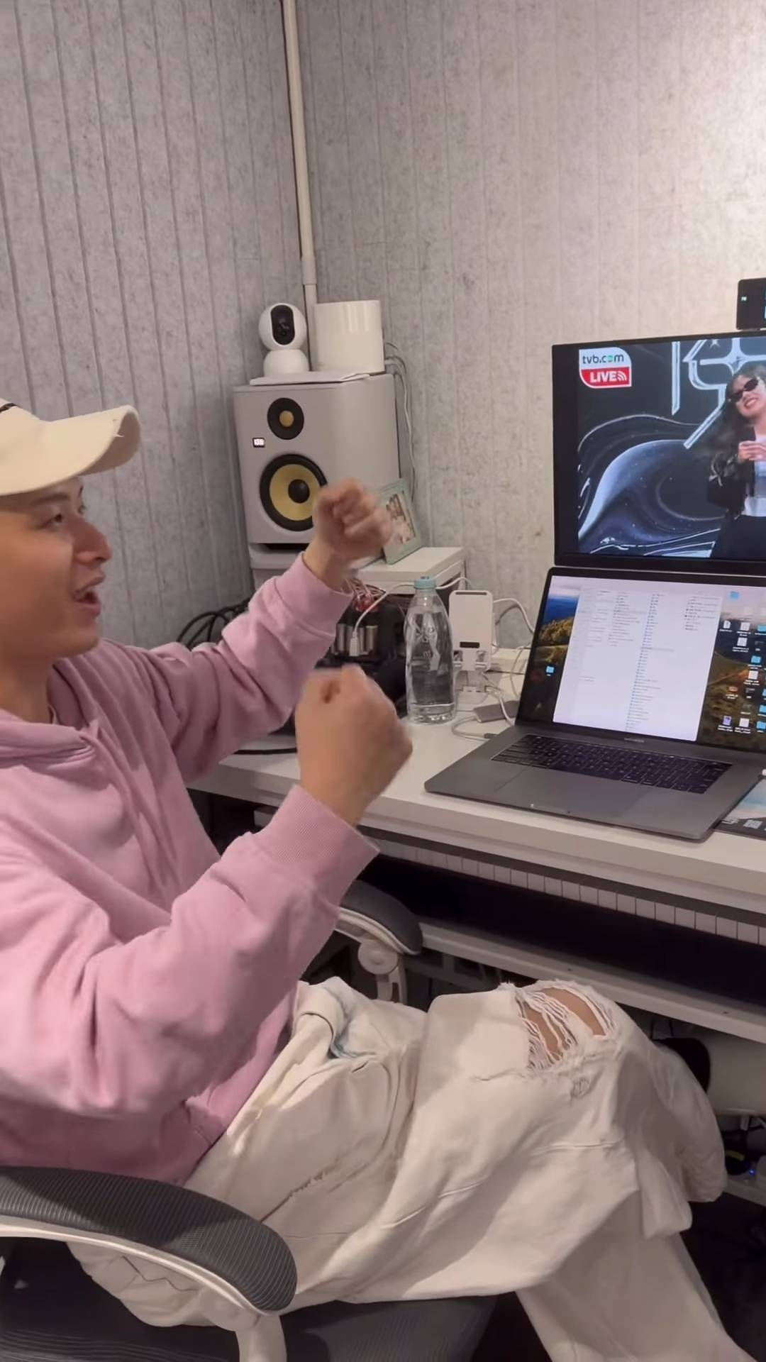 美食新聞報道 黃婧靈 (圖片來源:TVB)