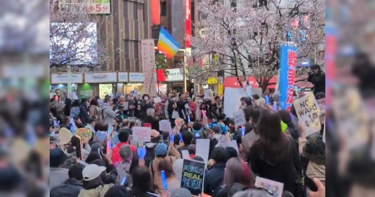 日本1,400人上街示威｜要求高市早苗為一件事道歉 現場高喊「中國對不起」