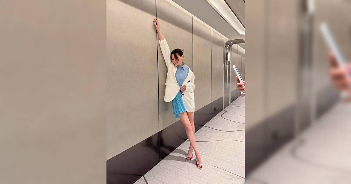 周秀娜「律師信風波」後首現身 心情勁靚騷美腿派福利