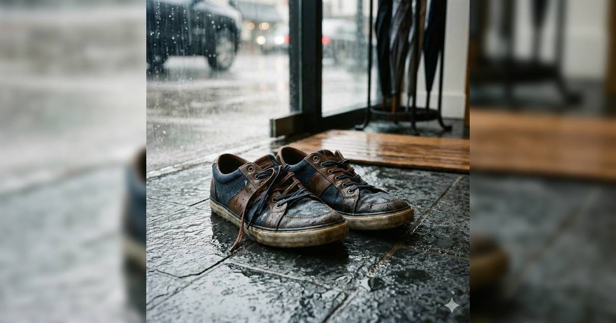 落雨濕鞋點算？超強乾鞋方法：報紙、公文袋係乾鞋神器！仲有1招極速除臭、辦公室必備「乾燥包」
