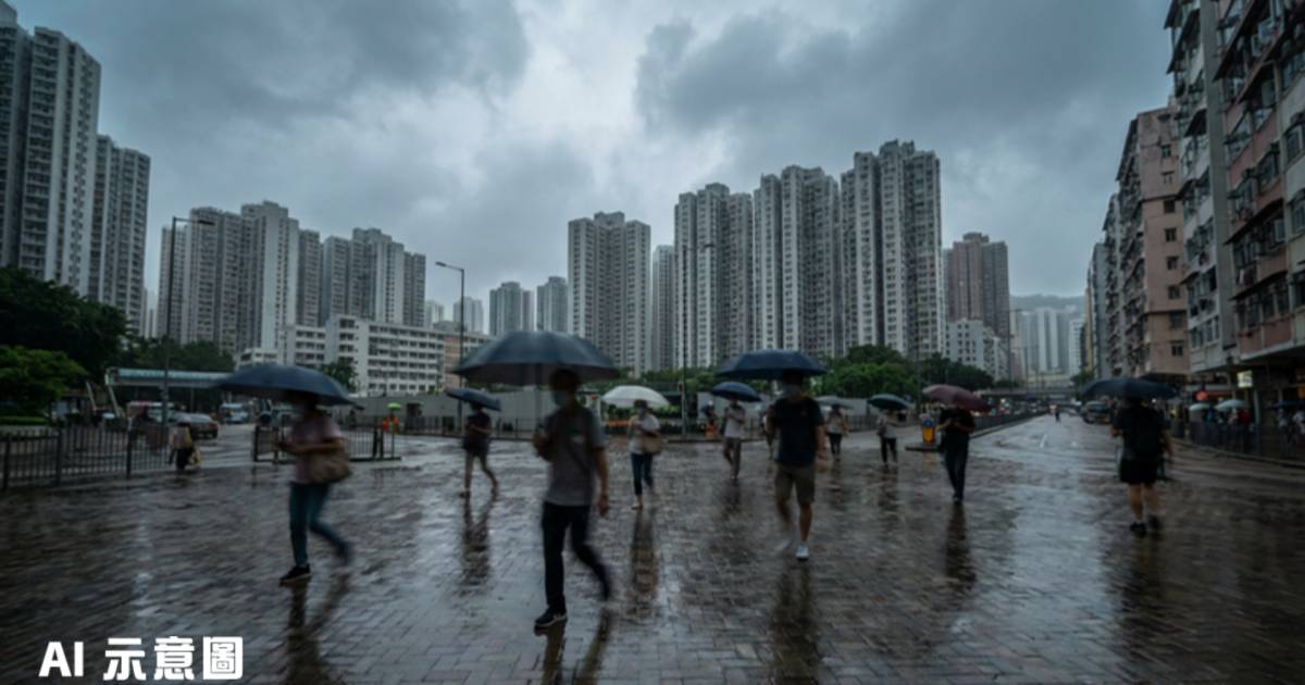 復活節5日連假遇上壞天氣｜連落5天雨頭3天狂風雷暴 濕度飆90%