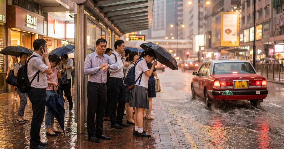 黃雨突襲香港近4小時｜天文台預告天氣大逆轉？未來幾日又熱又焗！