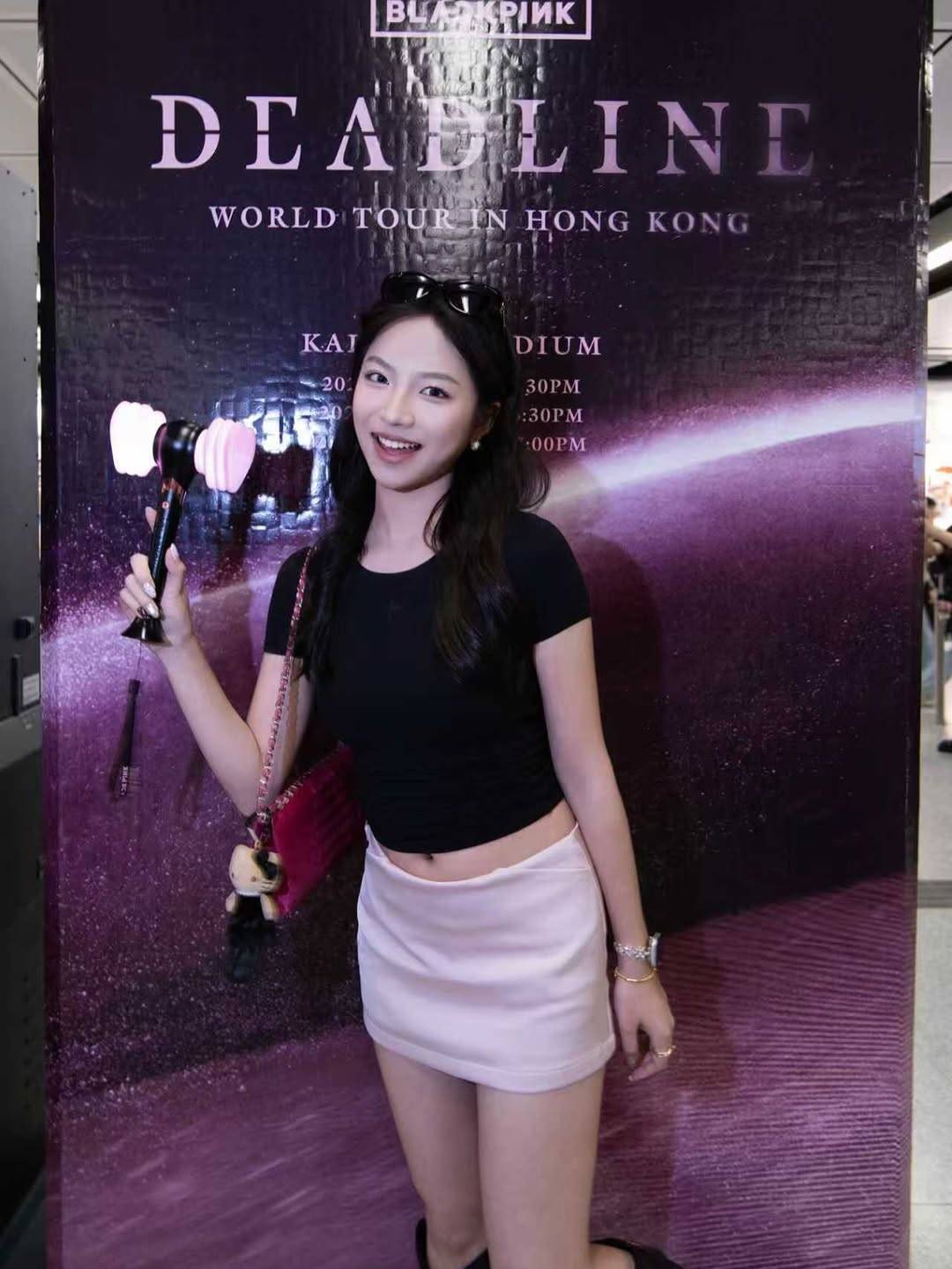 重慶遊客 電視台字幕 (圖片來源:IG@peixuan3412)