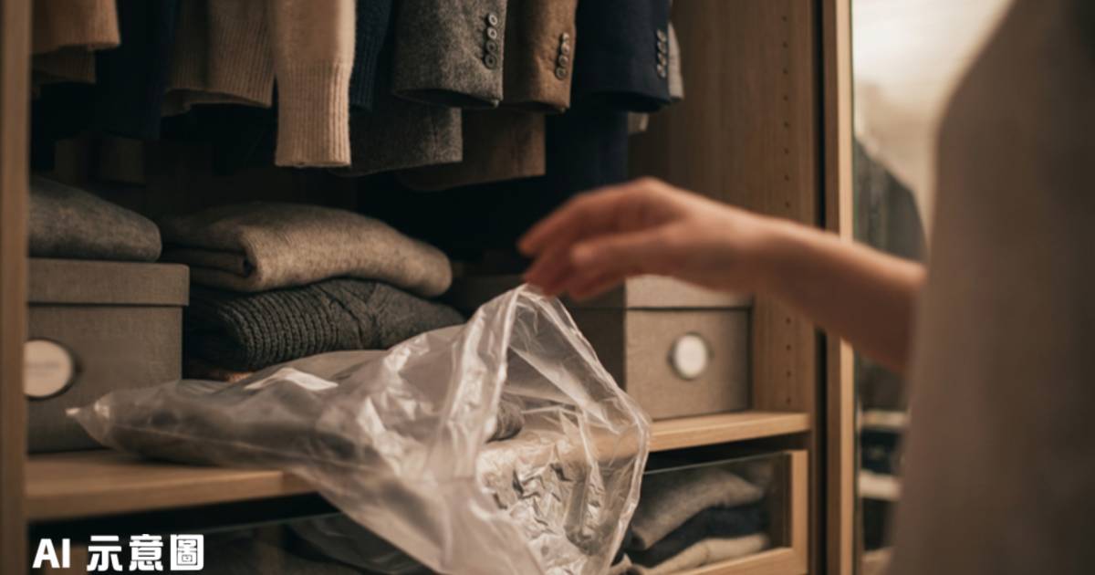 日專家警告衣櫃收納3禁忌｜乾洗膠袋竟是元兇 一直在養霉菌