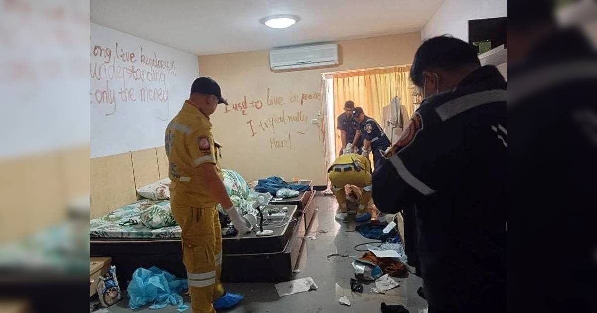 泰國校園命案｜中國留學生對女友行兇後輕生 牆留「恐怖訊息」揭犯案動機！