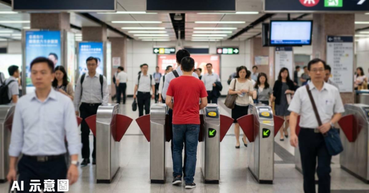 青衣站紅衣男每朝定時做呢件事被拍片　網民鬧爆：好熟練手勢