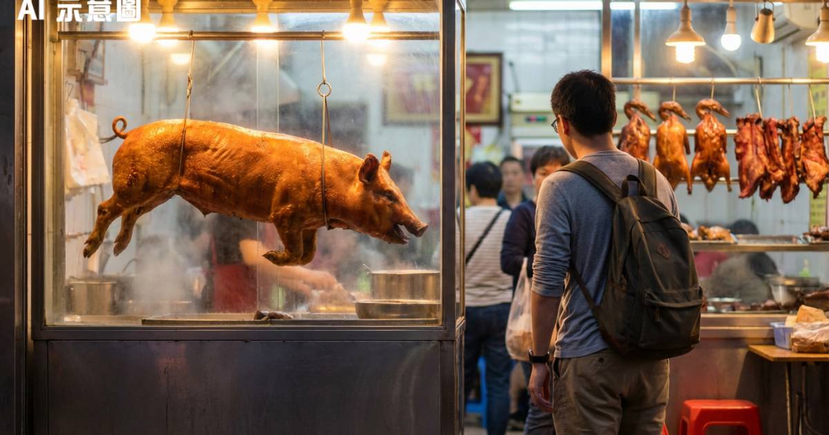 港人珠海燒味舖驚見神秘燒豬！網民鬧爆：你真係無知