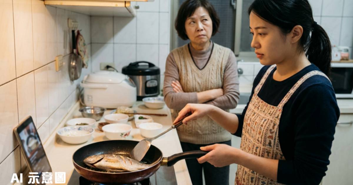 奶奶嫌新抱不會煎魚當眾羞辱　她用同招反擊令婆婆翻白眼
