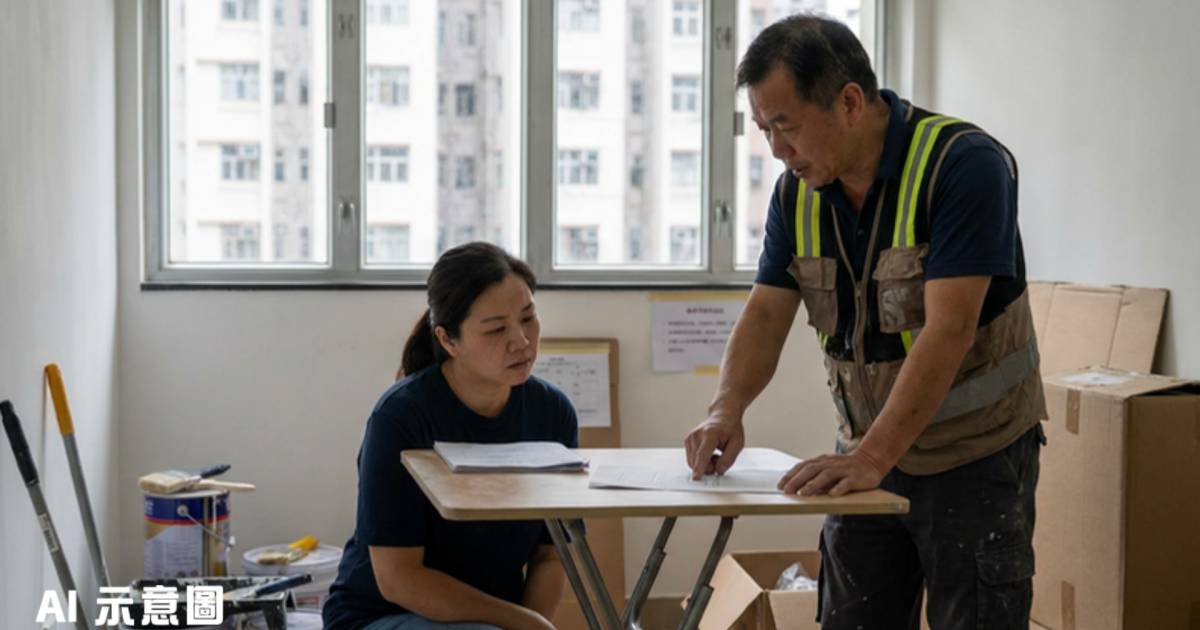 公屋裝修師傅踢爆3大隱形收費陷阱　報價單1句必刪否則變水魚