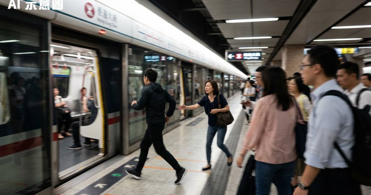 港鐵10分鐘內連環劫案！快閃賊專揀車門關閉前一刻突襲