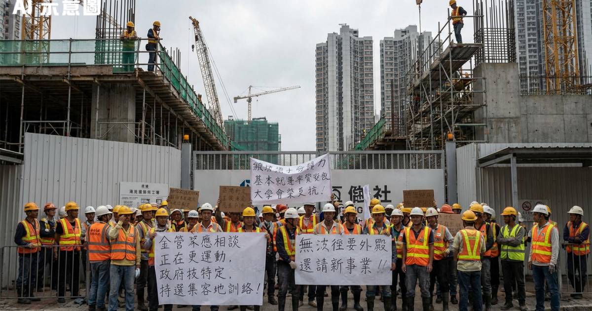 啟德地盤逾百工人集體追薪！被拖欠3個月工資涉款數百萬