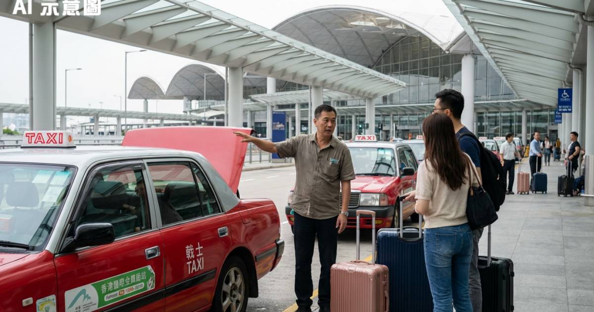 機場的士佬出奇招！聲稱「費用全免」引客上車 下一秒結局神反轉