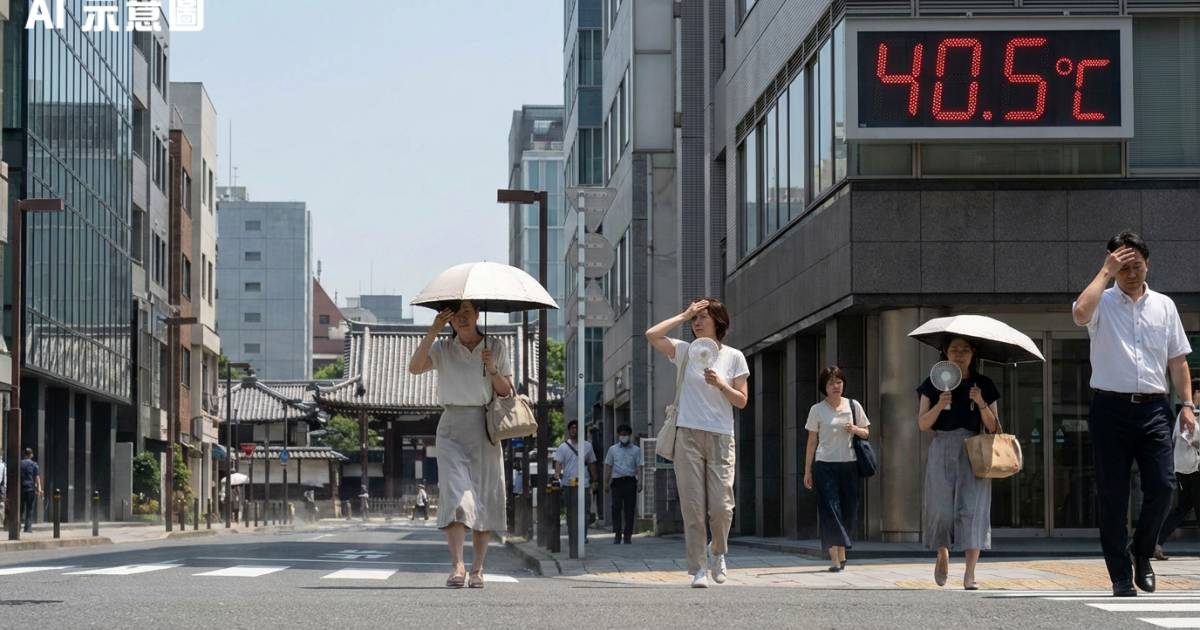 日本熱到痴線！官方正式為40°C高溫定名 20萬人票選「呢個名」網民：聽到都驚！