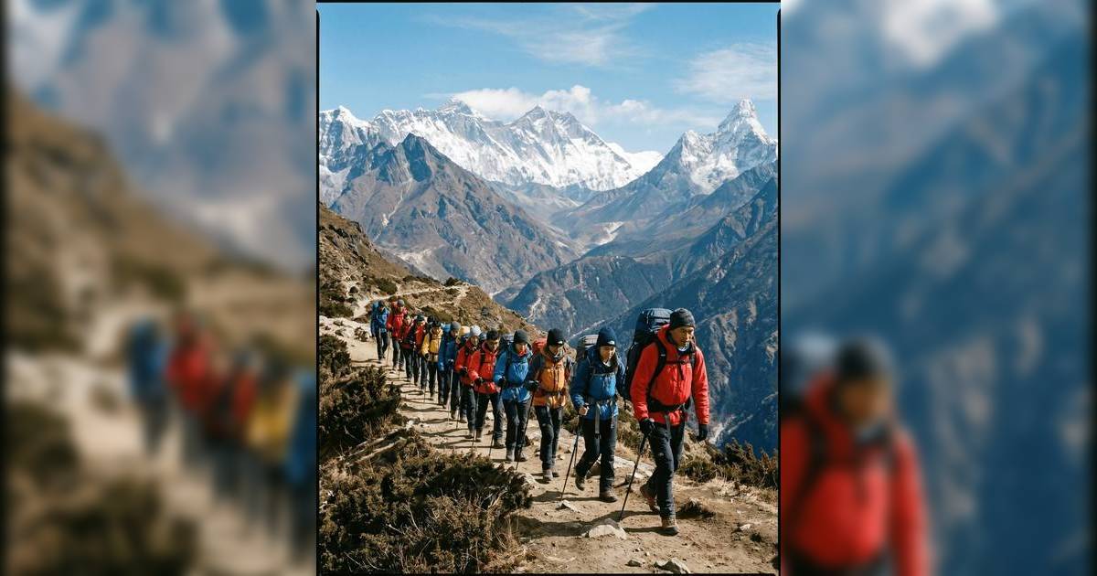 17名初高中生遠征喜馬拉雅山！克服嘔吐高山症全員登頂4,200米