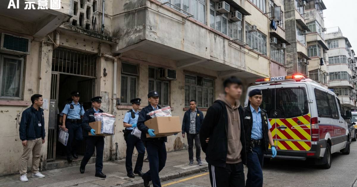 土瓜灣驚天毒竇！警搗51萬毒品庫拘捕17歲少年 單位內搜出大量「迷幻蘑菇」