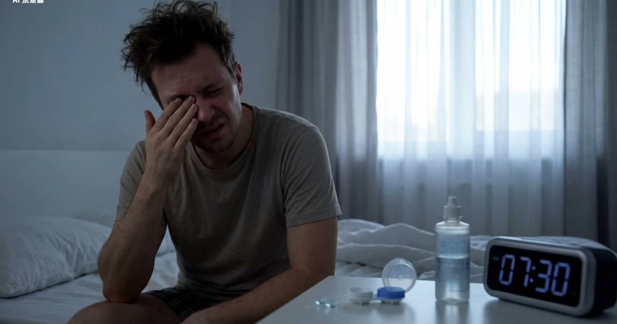 貪方便出事！41歲男戴Con瞓覺 一覺醒來左眼劇痛 4日後恐怖下場曝光