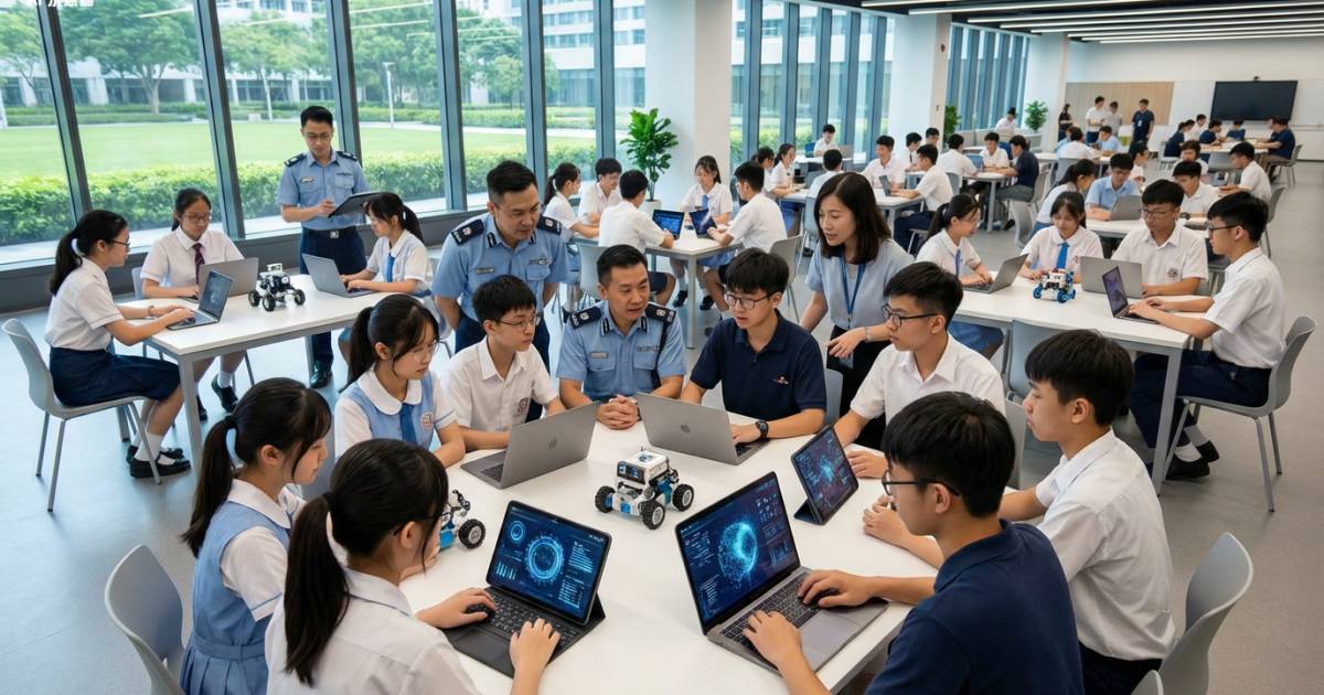少年警訊AI大賽直擊！小學生神作震驚全場 現場實測AI機械狗捉賊拆彈？