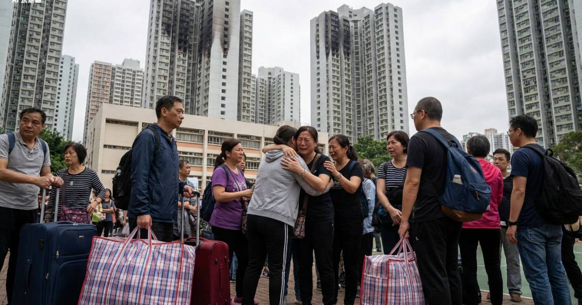 宏福苑火劫後續！居民首返家園相擁痛哭 7樓戶主心碎目標曝光：要拎返啲金！