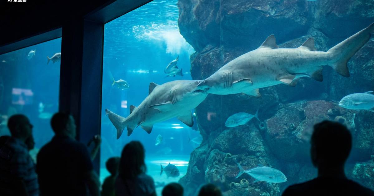 水族館鯊魚「開片」撕咬同類！遊客嚇到O嘴 職員揭驚人真相：唔係打交係…